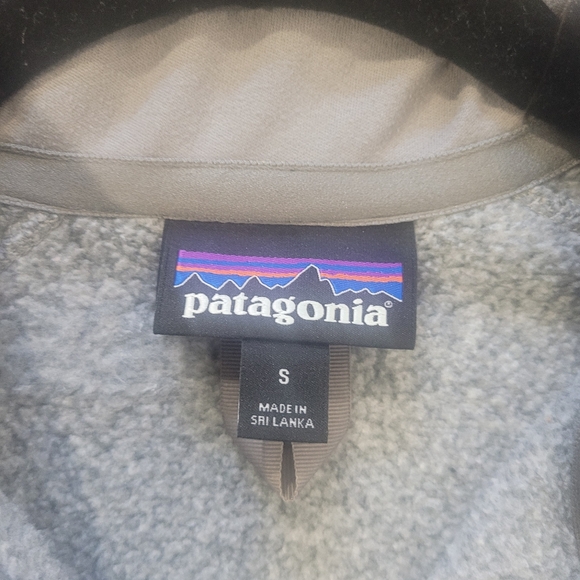 Patagonia Womens Better Sweater‎ Quarter Zip Small Gray Fleece Zippered Pocket - Picture 4 of 11
